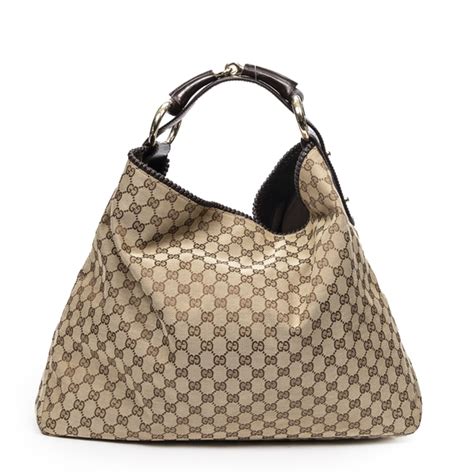 gucci 114900 213317|Gucci Large Horsebit Hobo .